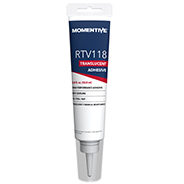 RTV118 Momentive Silicone Sealant ready-to-use squeeze tube translucent